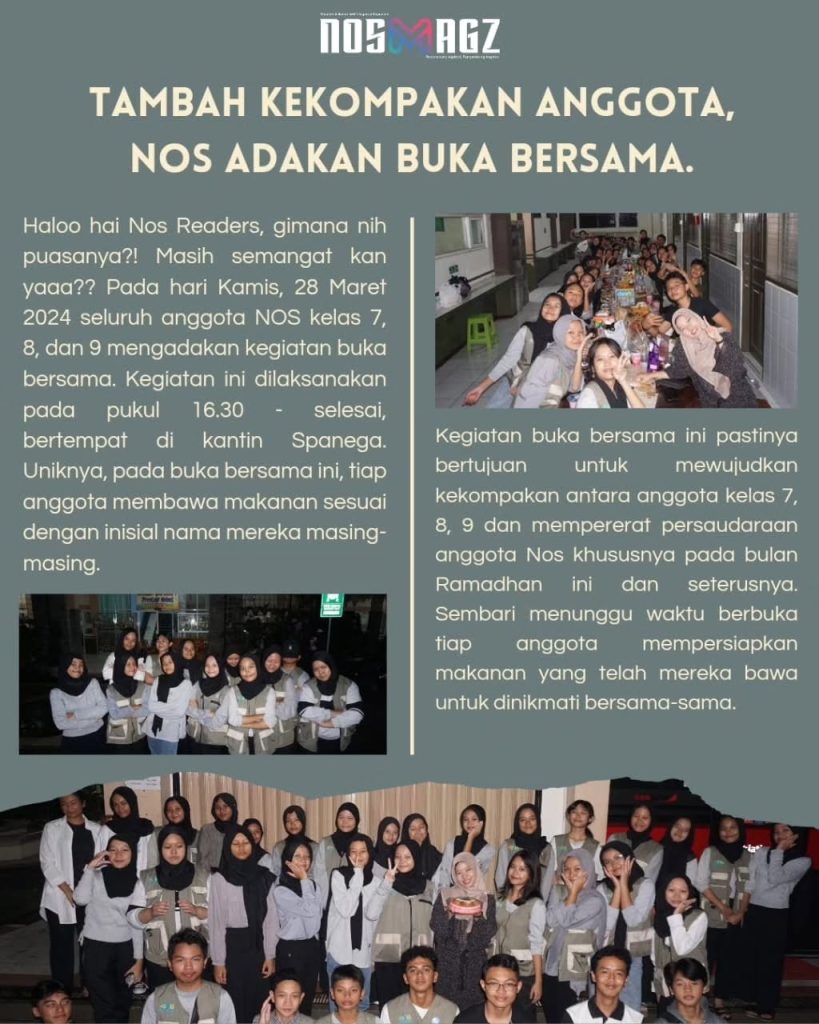 NOS ADAKAN ACARA BUKA BERSAMA