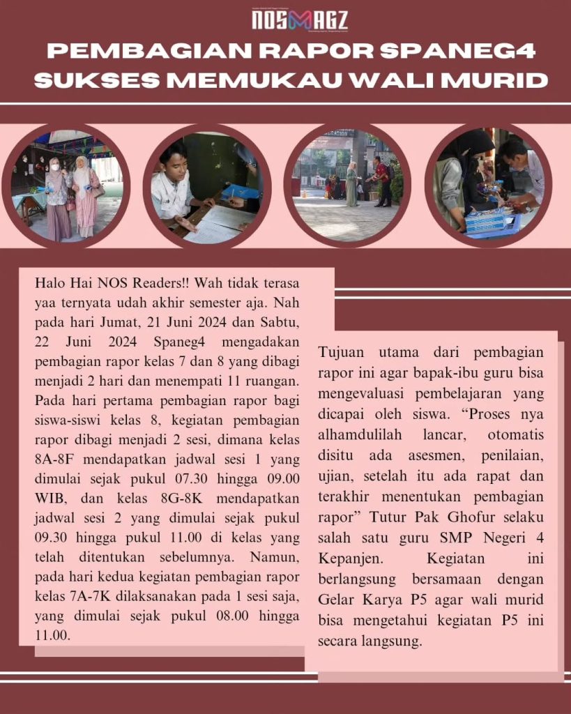 PEMBAGIAN RAPOR SPANEG4